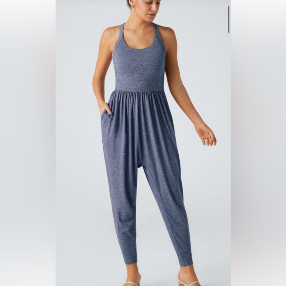 U Neck Pocket Harem Casual Jumpsuit-Easy Peezy Edition - Bundle of 2